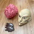 Sukuna Final Form Head Mask (With Hair) - Jujutsu Kaisen Cosplay - Anime Netflix Series