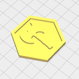 axe-prepare.png Axe Hexagon – 3D Printable Game Token