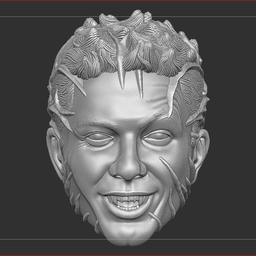 Head of Eddie Brock (Venom) Spiderman 3 for articulated action figures