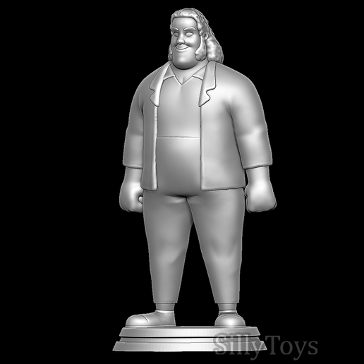 🪨 André The Giant Hulk Hogan's Rock 'n' Wrestling・ 3D File for