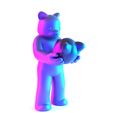 0020.jpg Face to Face Bear Inner Self Luke Chueh toy