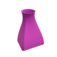 Untitled1.png Triangle Bottle 1 Vase STL File - Digital Download -5 Sizes- Homeware, Minimalist Modern Design