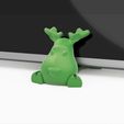 reno 2.jpg STL-Datei Reindeer Keychain / Smartphone Stand・Vorlage für 3D-Druck zum herunterladen
