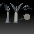 7.jpg praying angel 3D print model