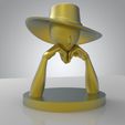 untitled.313.jpg Woman Hat Planter - STL for 3D printing