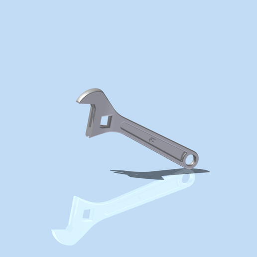 🔧 Adjustable Wrench CAD Model・ STL File for 3D printing・Cults