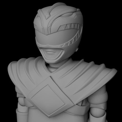 💯 GREEN RANGER MINI ACTION FIGURE 100 MM.・ STL File for 3D printing・Cults