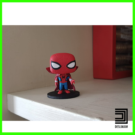 spiderman-hunter.png Download file SPIDER MAN HUNTER FUNKO POP WHAT IF MARVEL • Design to 3D print, deslimjim