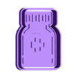 Frasco Medicina-50mm.stl Cookie Cutter - Medicine Bottle