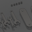 Tool.png 3D printed wrench multi tool.