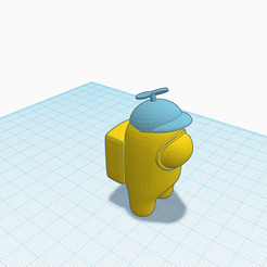 Sizzling-Gogo-5.png Fichier STL chapeau enfant parmi nous・Idée pour impression 3D à télécharger