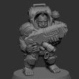 Front.png Fichier OBJ Combattants Emberfolk・Plan à imprimer en 3D à télécharger