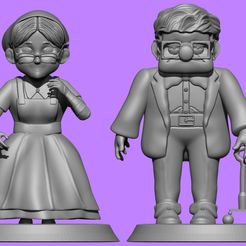 1.jpg 3D file CARL & ELLIE・Model to download and 3D print