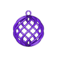Boule torsadée 1.STL Christmas ornament - Boule de Noël