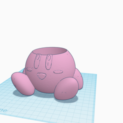 Kirby-Can-Holder.png STL file Kirby Can Holder・3D printer design to download