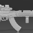 ak3.png 3D Printable Zenit-style AKM Model, scale gun model