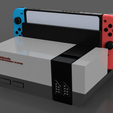 1.png Archivo STL La carcasa de Nintendo Switch inspirada en la NES tiene capacidad para 15 juegos・Modelo de impresión 3D para descargar