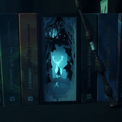 📚 Harry Potter Book Nook・Free 3D File for 3D printing・Cults