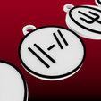 5.png Keychain - all twenty one pilots eras
