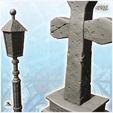 7.jpg Set of tombstones and outdoor accessories for cemetery (1) - terrain WW2 scenery modern miniatures diaroma