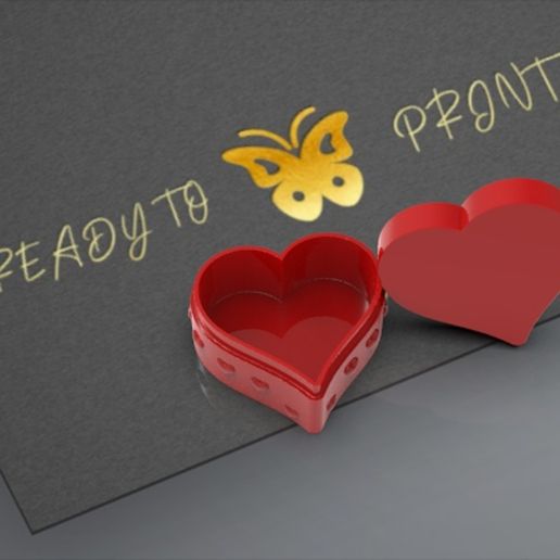 untitled.165.jpg STL file Valentine's day gift box : Heart Box・3D printer design to download, samlyn696