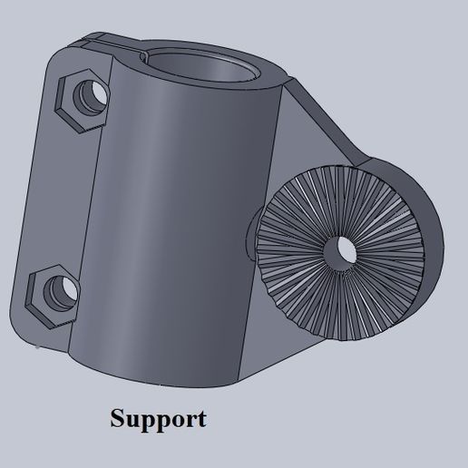 Support-sur-Tube.jpg KINECT XBOX Scan-Kamerahalterung mit Drehteller