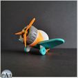 003.jpg 3D file Kinder Surprise Egg Toy plane - No Supports・3D printer model to download