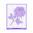 gul01.obj Rose 2D - Suspended - Thread Art