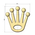 Rolex-crown-logo-05.jpg Rolex Krone Logo Replik 3D-Druck Modell