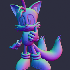Captura.PNG Download file Tails Sonic • 3D printing object, Ink3D