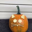 IMG_9686.jpg Pumpkin Paw Print/Halloween Decorations/Kids Halloween Craft/Animal Paw Design/Animal Love