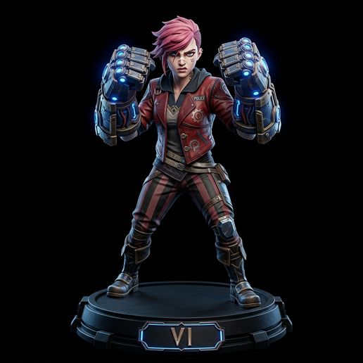 Vi – Arcane 3D model by MiniFAB