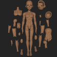 9.png Shoto Todoroki BJD 3D print file