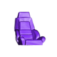 SCULTED SEAT.stl VECTOR W8 Twin Turbo -1/24 SCALE KIT