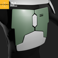 1.png 3D file Boba Fett - Chest Plate Upper Piece (Only) - 3D model - STL (digital download)・3D printable model to download