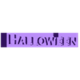 Halloween_logo.stl Halloween Michael Myers in a box