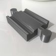 IMG_6571.jpg Free STL file Wooden train track : Mini straight track Male Male (Brio / Ikea ...)・3D printer model to download, Locorico