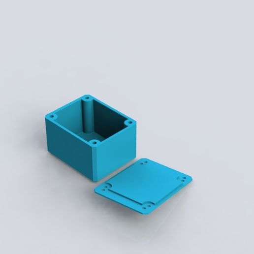 Compact Electronics Enclosure Project Box with Screw Lid – 50x30x40mm