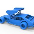 61.jpg Diecast Vintage Asphalt Modified stock car V2 with wing Scale 1:25