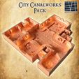 City-CanalWorks-re-5.jpg City Canal Works 28 mm Tabletop Terrain