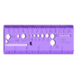 engineering-ruler-LIN-001-SalaScience.stl Engineering ruler with metric and inch scales