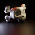 10.png Flowerpot / Flowerpot / stylized skull