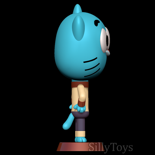 🗺️ Gumball Watterson - The Amazing World of Gumball・ 3D File for 3D ...