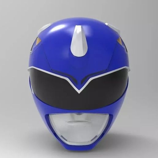 🪖 Blue Ranger Helmet from MMPR・ STL File for 3D printing・Cults