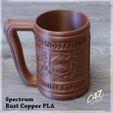 Spectrum Rust Copper PLA Beer Mug - Chmielaki 2022