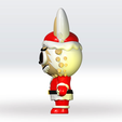 Christmas2.png Labubu - Santa - Christma STL file 3D Model, 3mf Multicolor Fanart