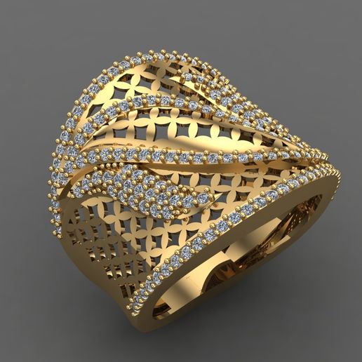 WOMEN RING - 3DM RENDER DETAIL 3D PRINT MODEL - 3D model