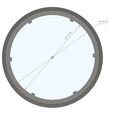 DIMENSIONES-EMBELLECEDOR-C3-9655090777-v2.jpg Файл STL Citroen C3 совместимый чехол переключения передач 9655090777・Дизайн 3D принтера для загрузки