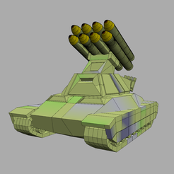 CharLanceMissile.png Free STL file Missile tank - 6mm・3D printing idea to download, phipo333