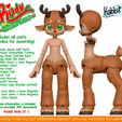 il_794xN.png [KABBIT BJD] - Rudy the Centaur Kabbit (For FDM and SLA Printers)